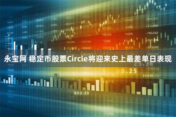永宝网 稳定币股票Circle将迎来史上最差单日表现