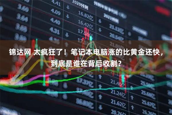 锦达网 太疯狂了！笔记本电脑涨的比黄金还快，到底是谁在背后收割？