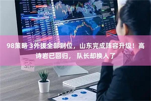 98策略 3外援全部到位，山东完成阵容升级！高诗岩已回归， 队长却换人了
